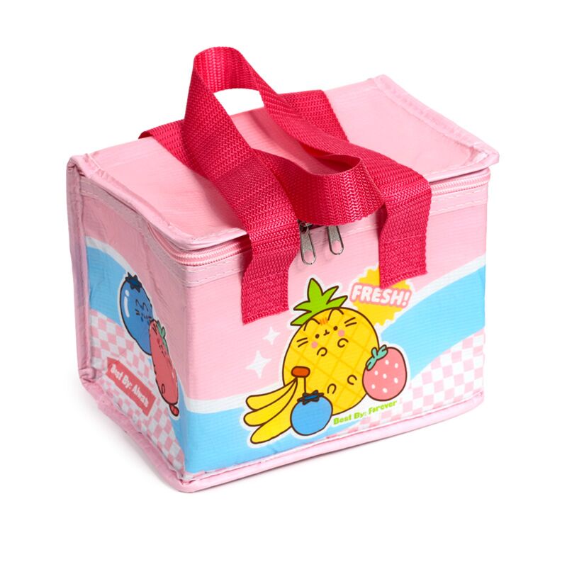 Union rpet duurzame koeltas lunchtas pusheen de kat fruit
