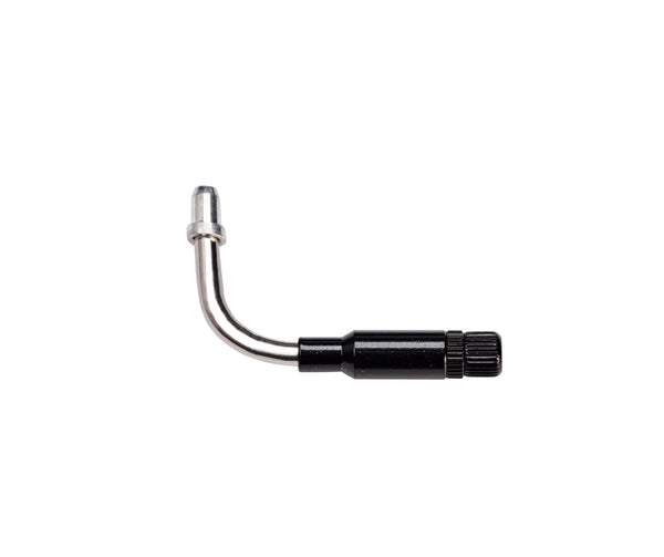 Coudes V-brake réglables 90° Elvedes inox - modèle court (2 pièces)