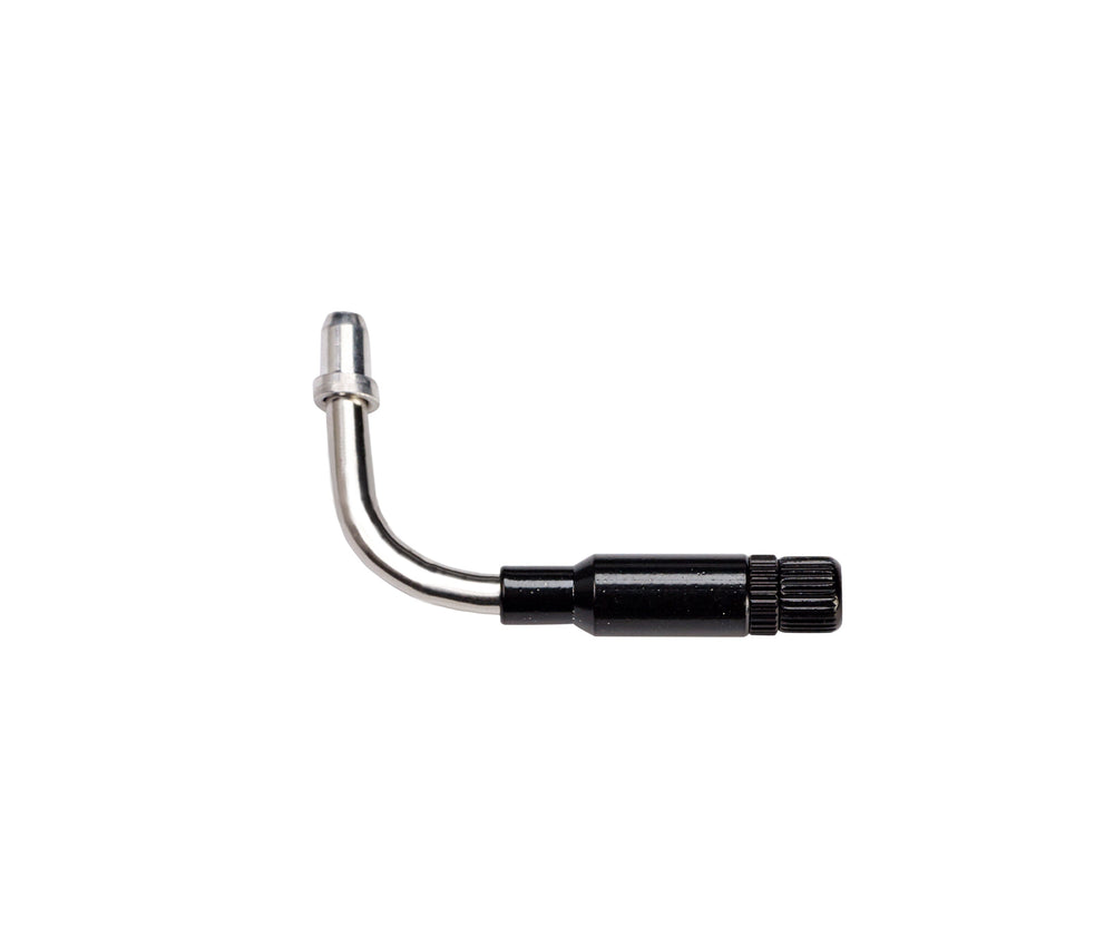 Coudes V-brake réglables 90° Elvedes inox - modèle court (2 pièces)