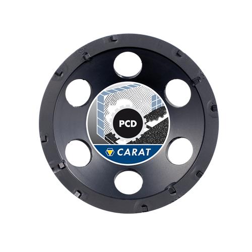 Carat slijpkop ø180 pcd master lijmresten etc.