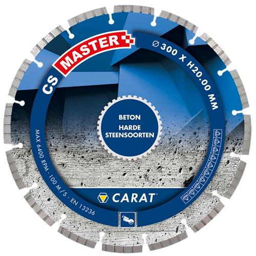 Carat diamantzaagblad ø300x20 cs master beton watergekoeld