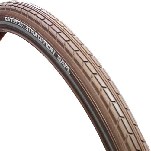 Pneu CST Tradition Classic Line 28 x 1,75 47-622 mm - marron avec reflet