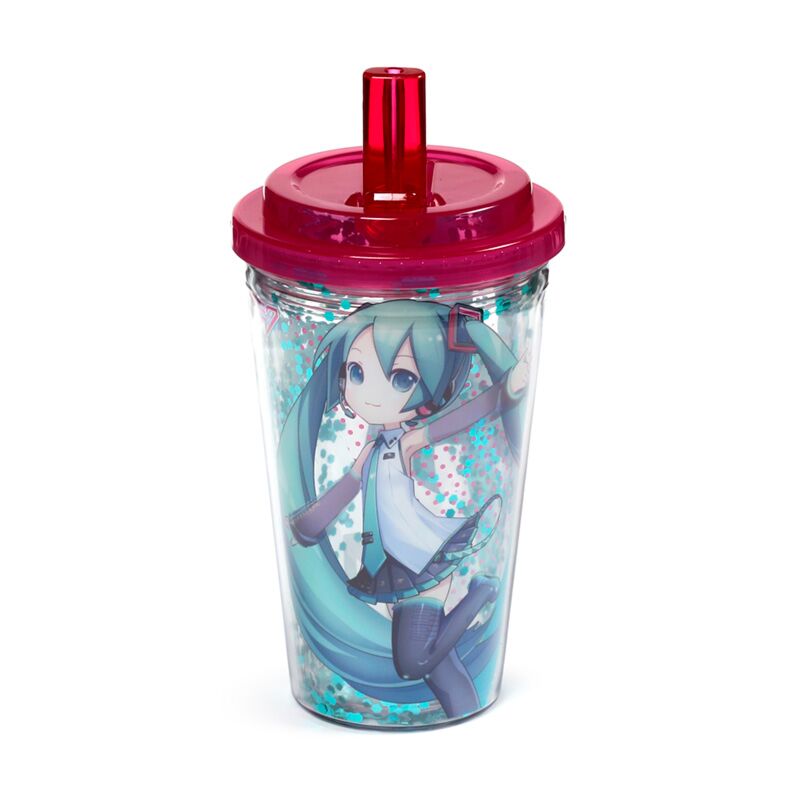 Union hatsune miku breukbestendige duurzame dubbelwandige beker