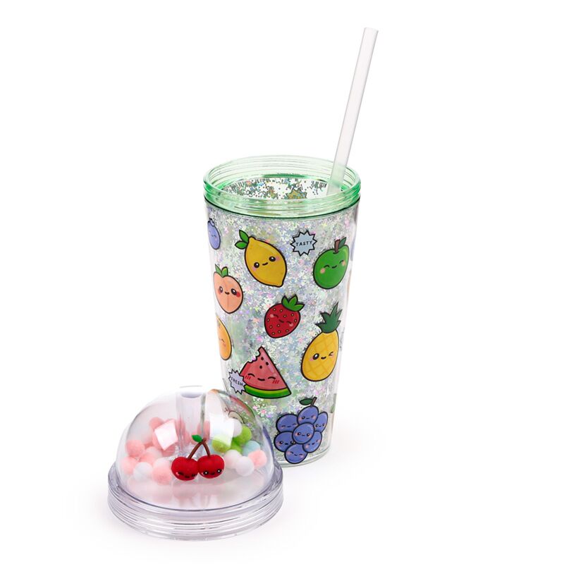 Foodiemals fruit dubbelwandige beker