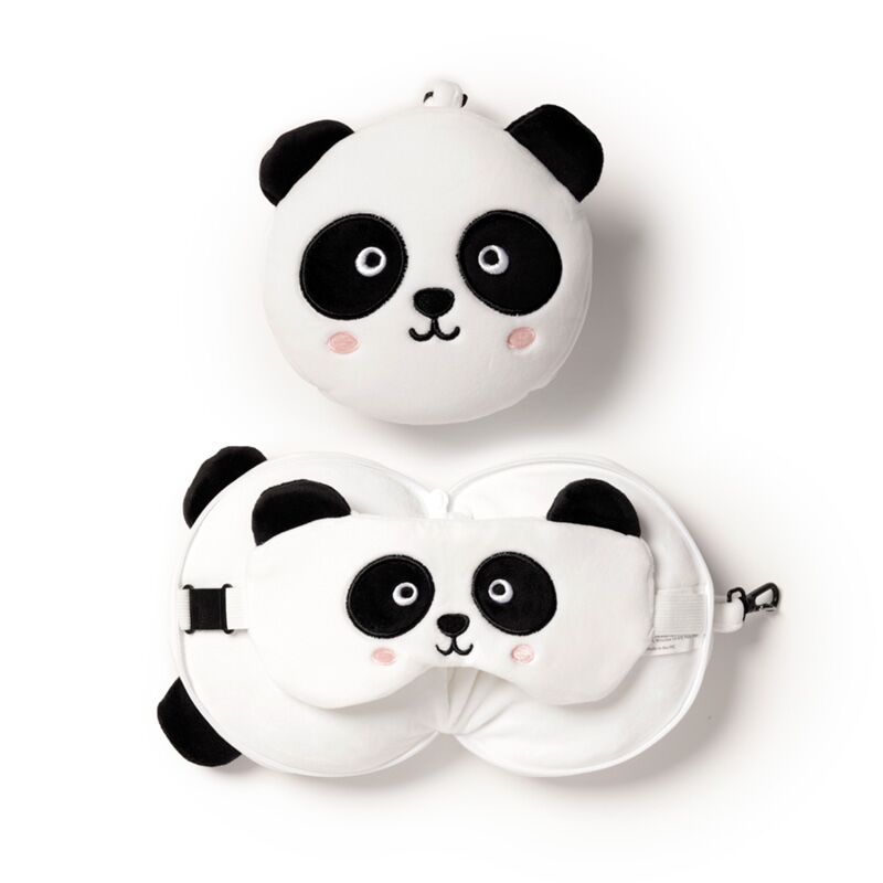 Ty relaxeazzz panda rond reiskussen slaapmasker