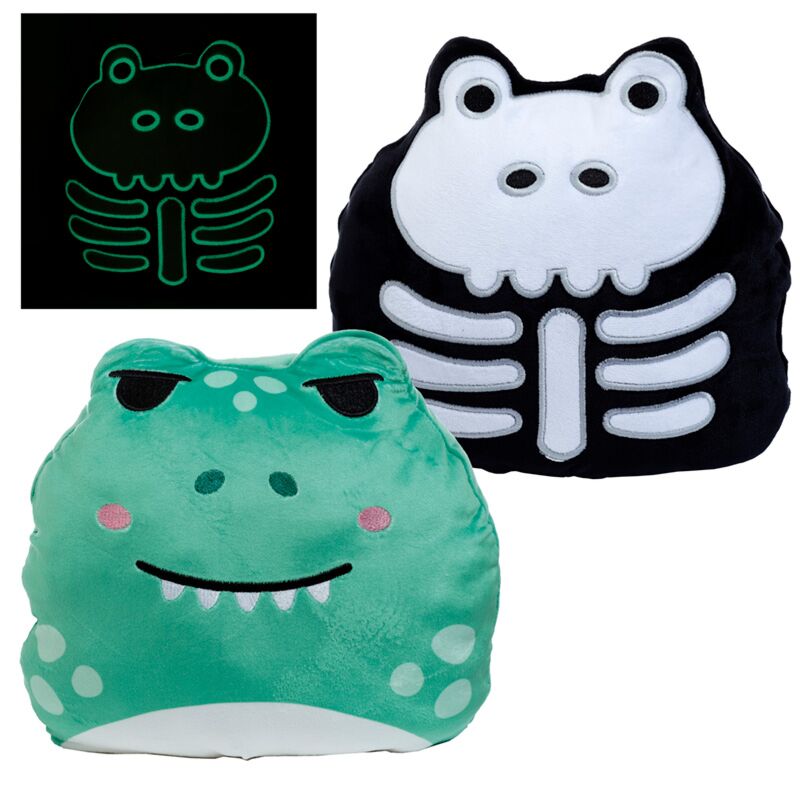 Pluche squidglys krabben omkeerbare adoramals glow in the dark