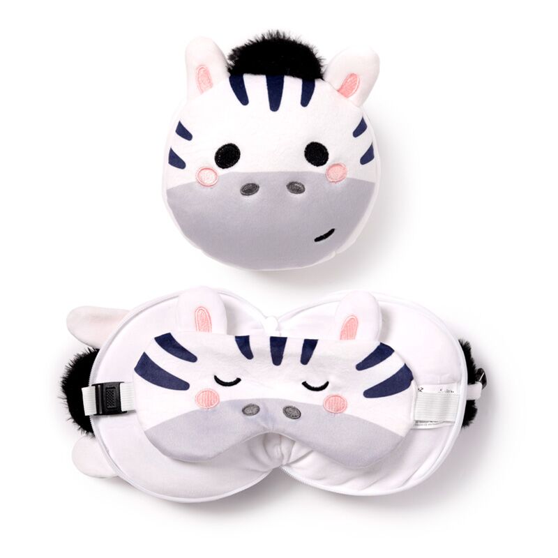 Ty relaxeazzz adoramals bali de zebra rond reiskussen slaapmasker
