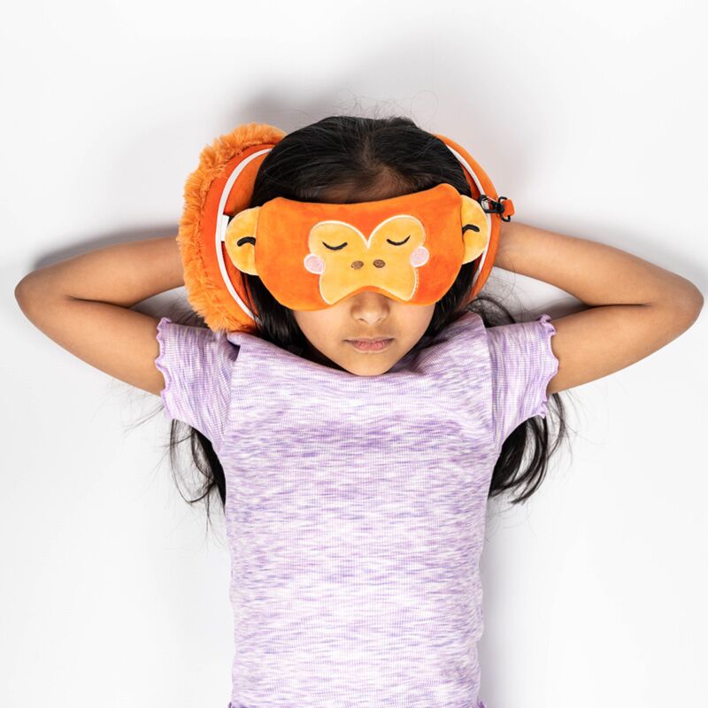 Ty relaxeazzz adoramals orangutang rond reiskussen slaapmasker