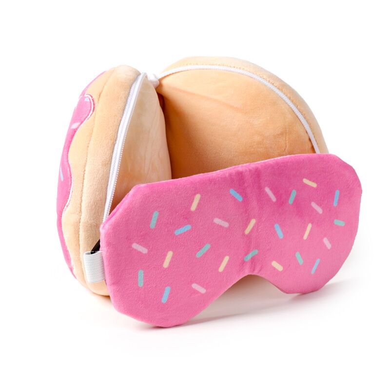 Ty relaxeazzz adorasnacks donut rond reiskussen slaapmasker