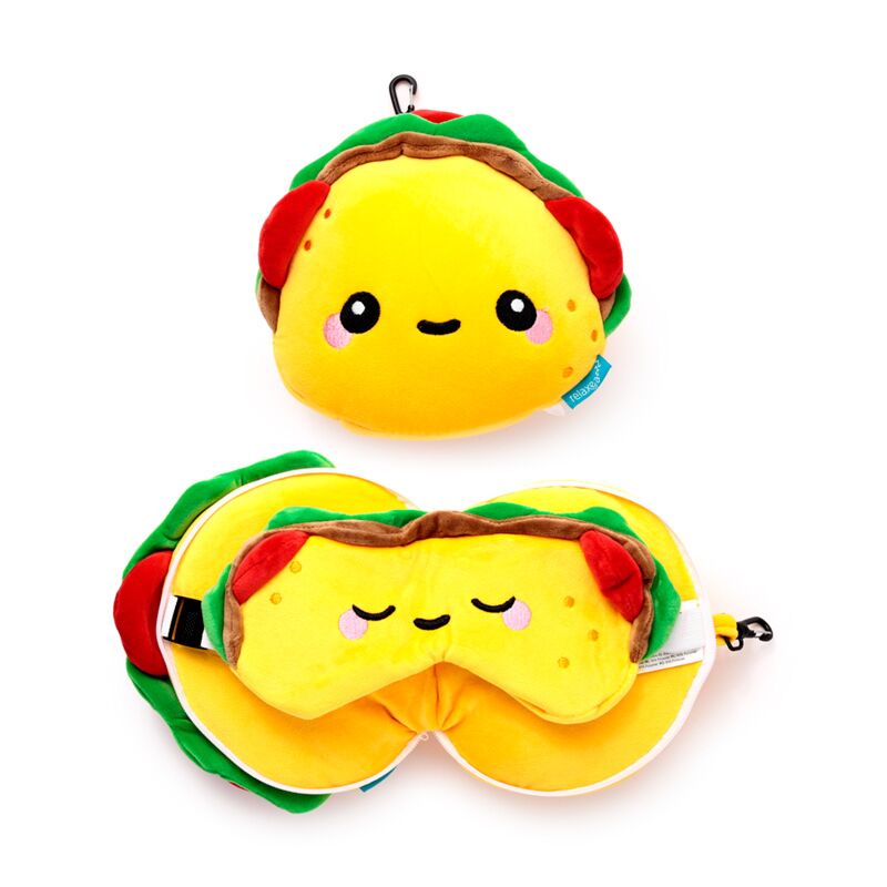 Ty relaxeazzz foodiemals frida de taco reiskussen slaapmasker