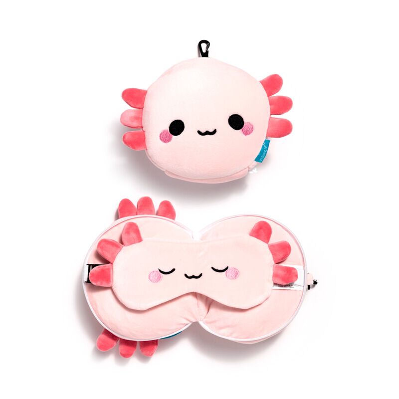Ty relaxeazzz adoramals maddie de axolotl reiskussen slaapmasker