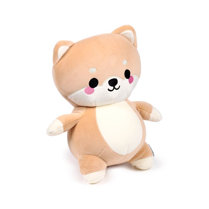 Swapseazzz adoramals shiba inu 2-in-1 pluche reiskussen