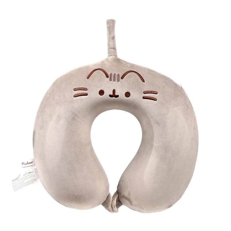 Union relaxeazzz pusheen de kat pluche memory foam nekkussen
