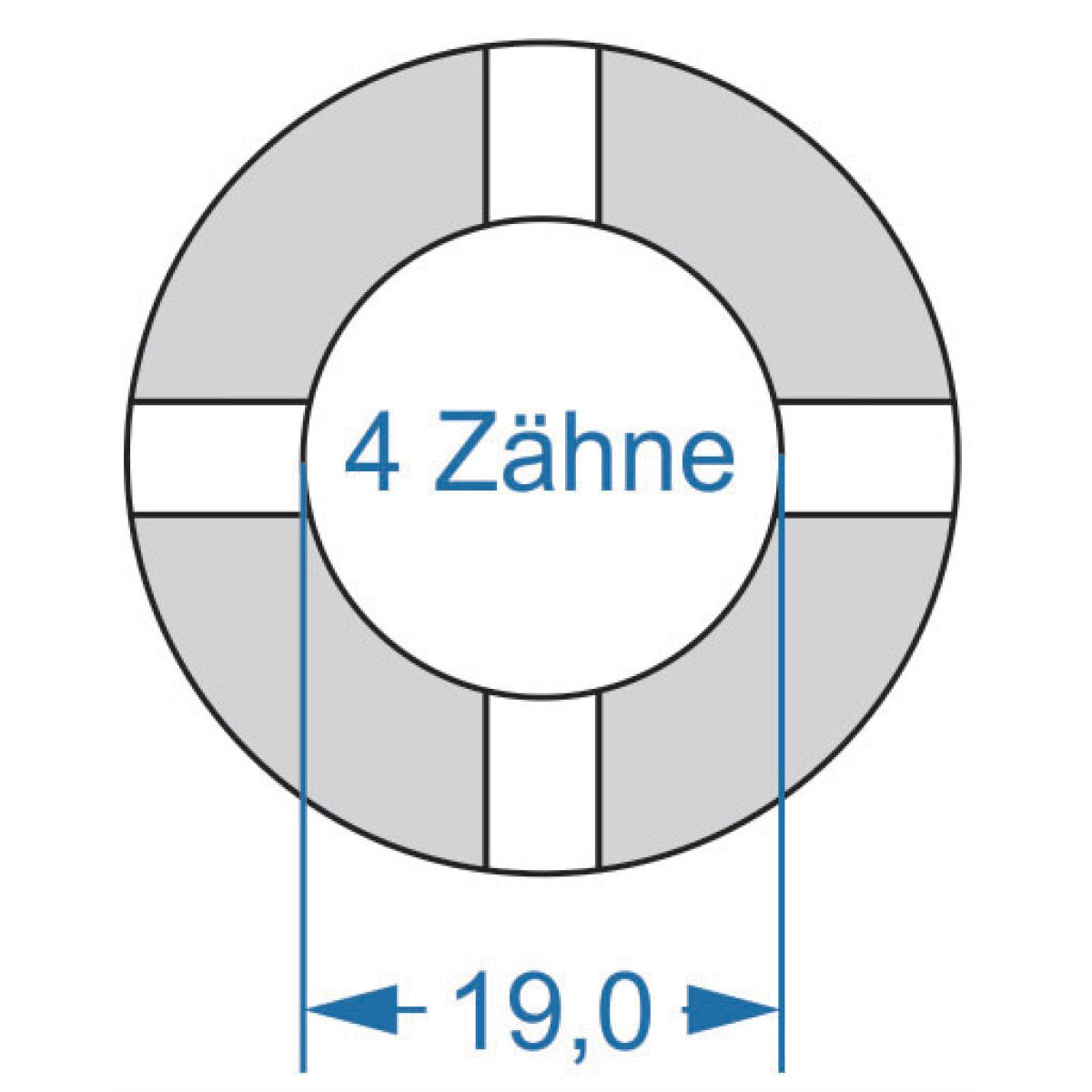 Cycplus cyclus gereedschap power.tool 2-zijdig t4 29.5 t4 19.0