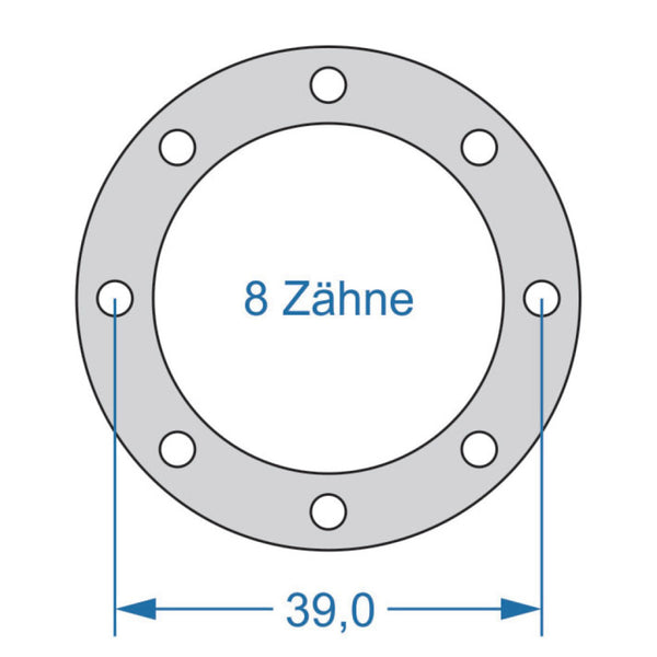 Cycplus cyclus gereedschap power.tool 1-zijdig t8 39.0