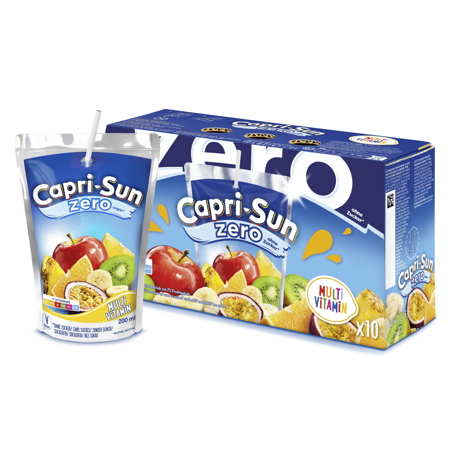 Capri-sun capri sun multivitamine zero (40x 200ml)