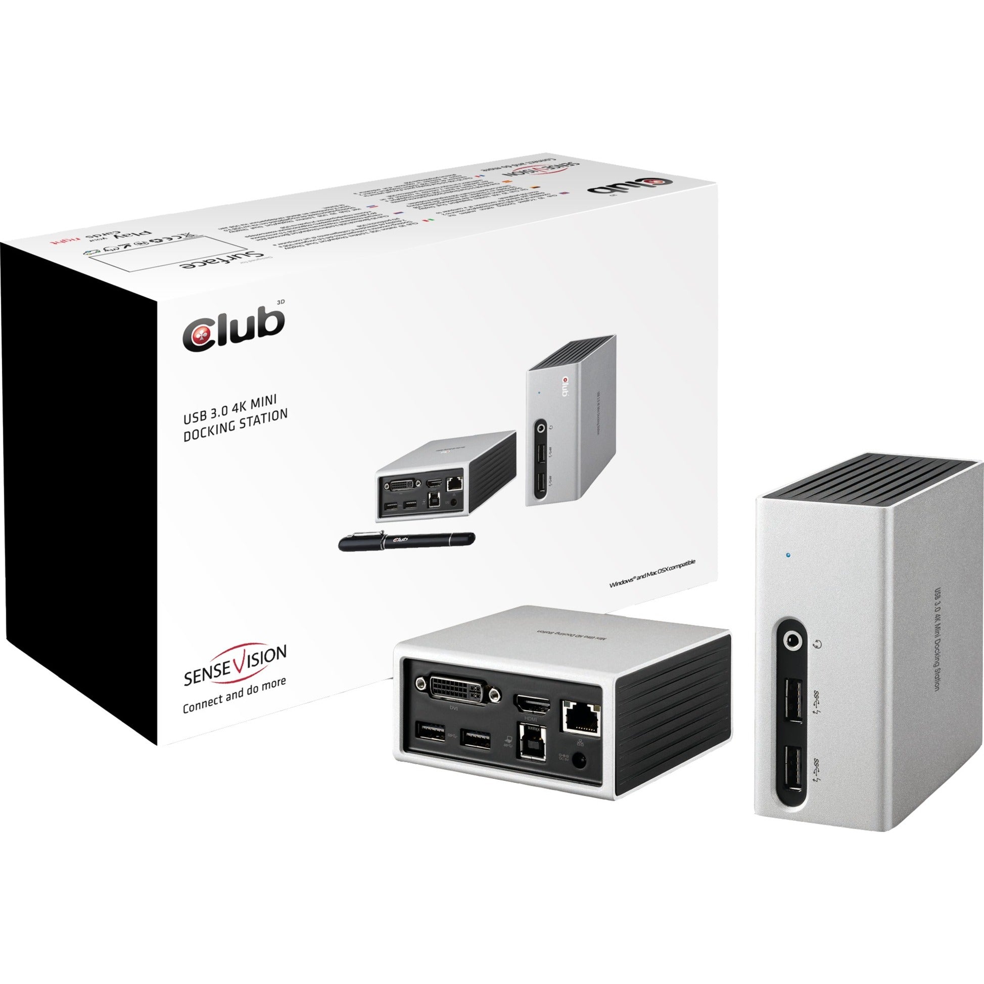 Club 3D Club 3D USB 3.2 Gen 1 4K UHD Mini Dockingstation