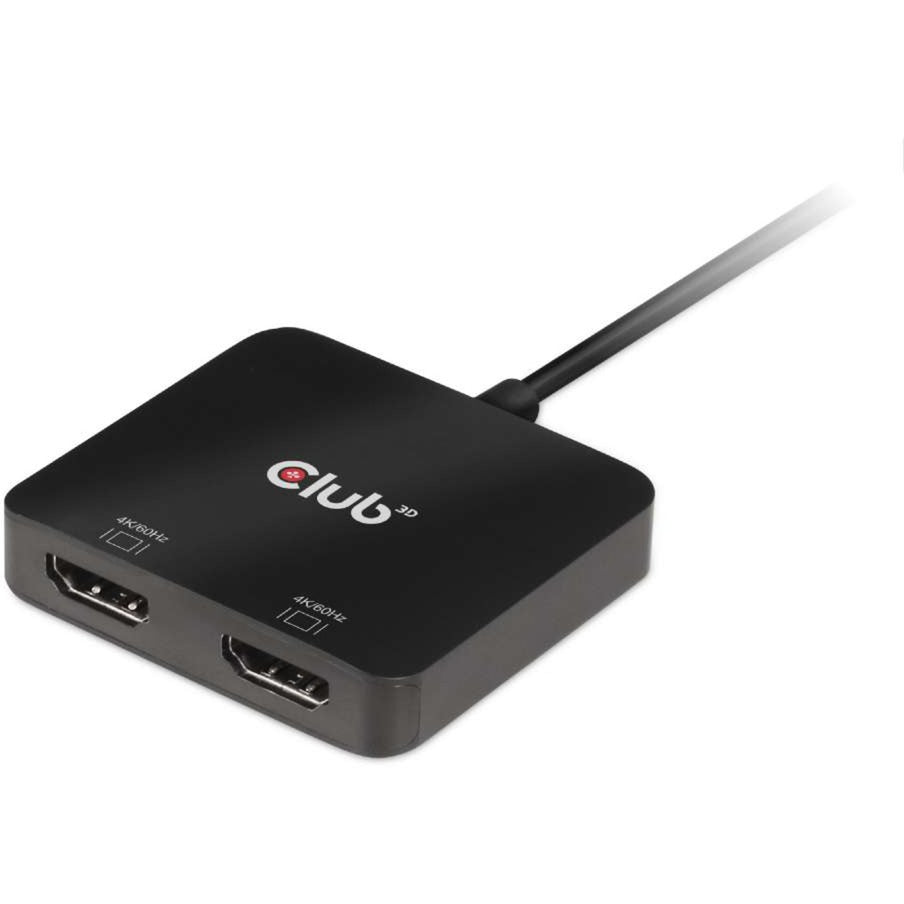 Club 3D Club 3D USB-C (mannelijk) naar Dual HDMI (vrouwelijk) 4k 60HZ MST H