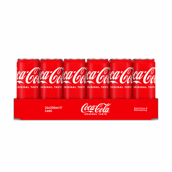 Coca-cola regular blik (24x 33cl) + fanta regular (24x 33cl)