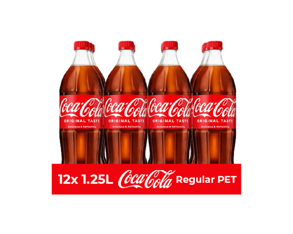 Coca-cola regular pet (12x 1.25 liter)