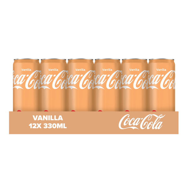 Coca-cola vanilla blik (24x 33cl) (kopie)