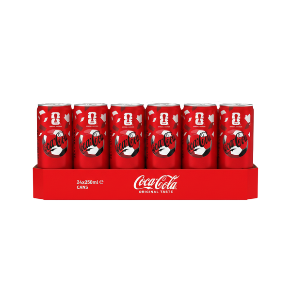 Coca-cola coca cola zero blik (24x250 ml)