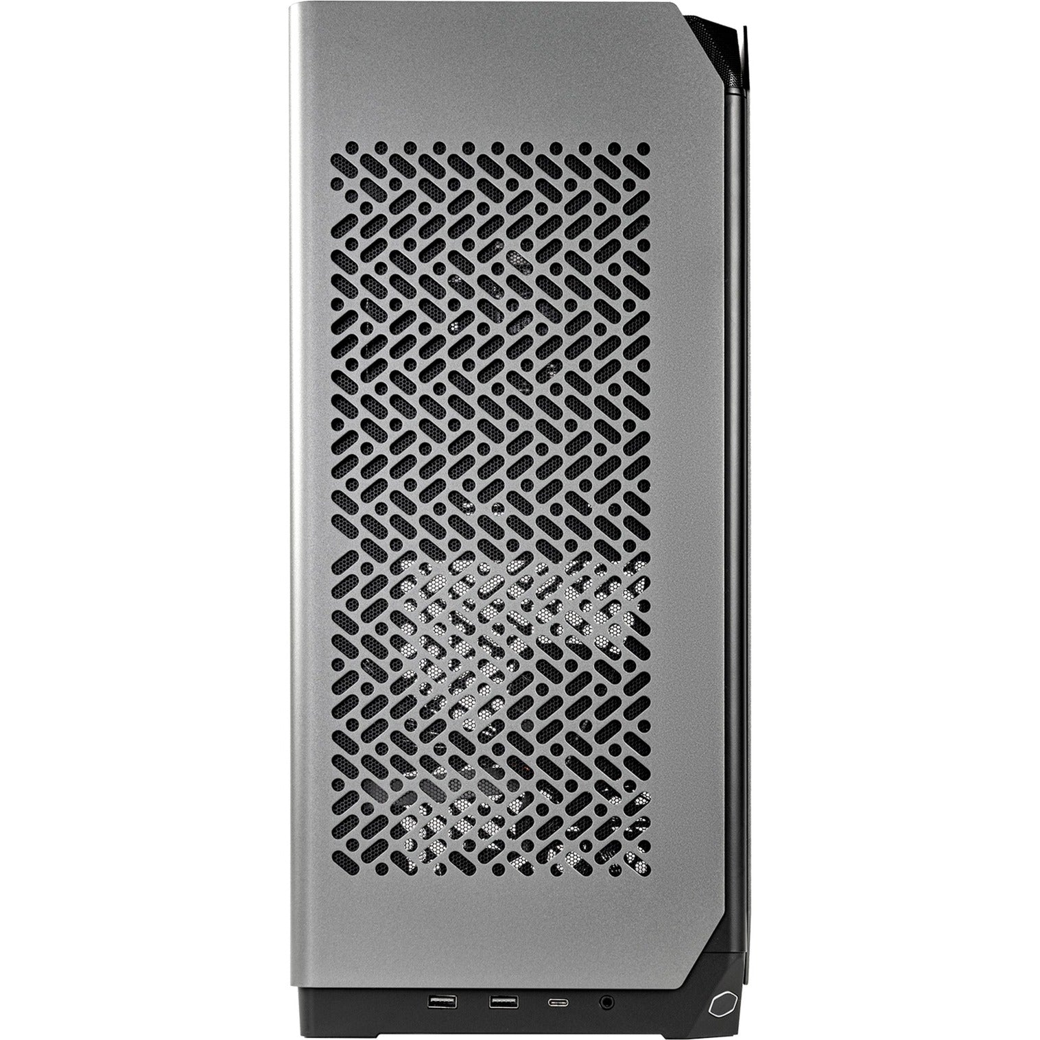 Cooler master ncore 100 max mini tower behuizing (donkergrijs | 2x usb-a | 1x usb-c)