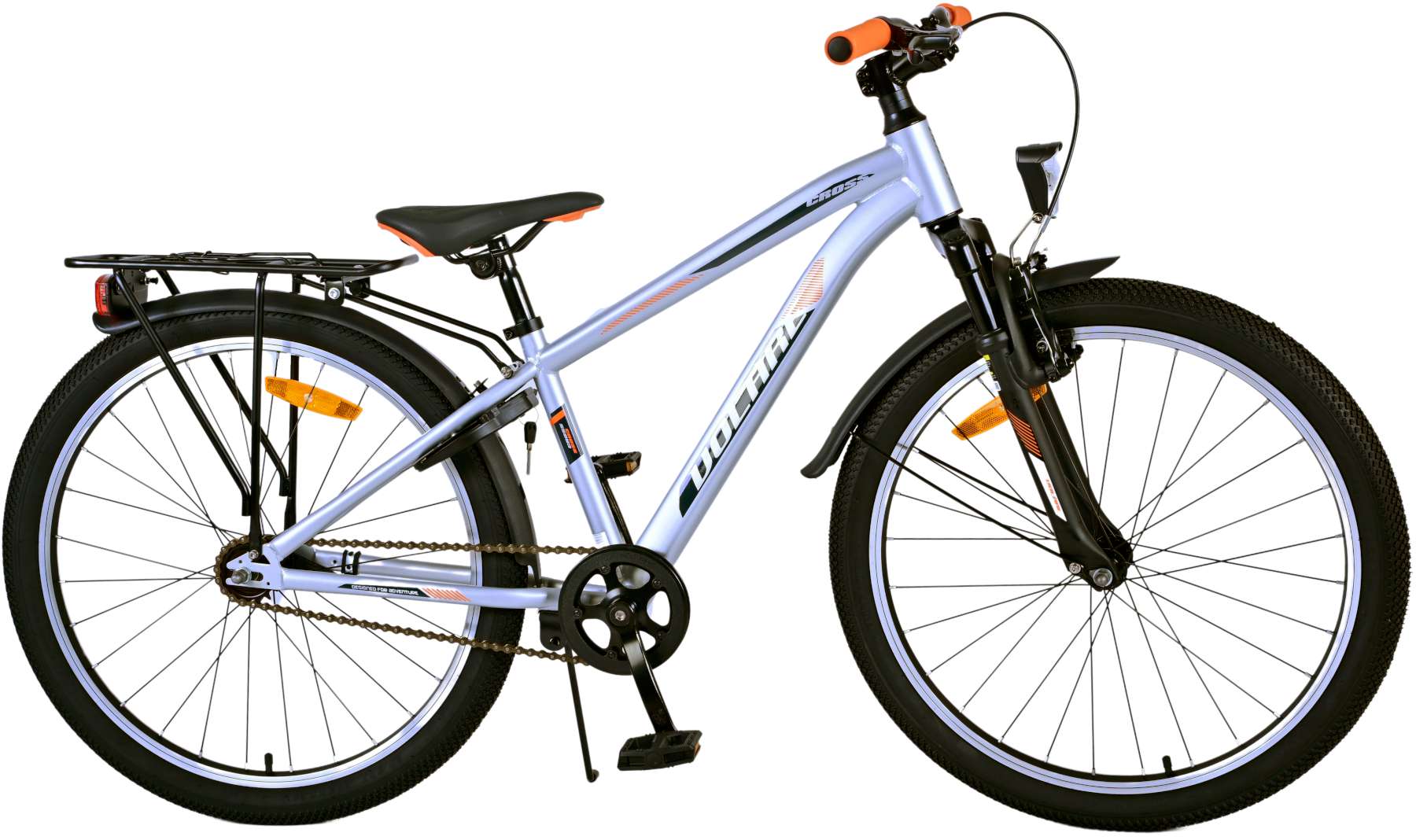 Volare Cross Kinderfiets - Jongens - 24 inch - Zilver