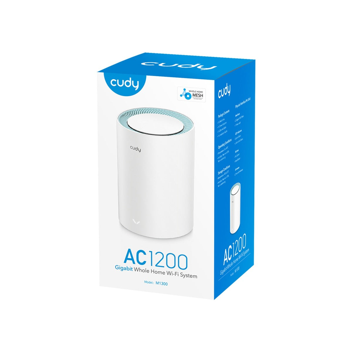 Cudy AC1200 Gigabit Mesh Wi-Fi-systeem (1-pack)