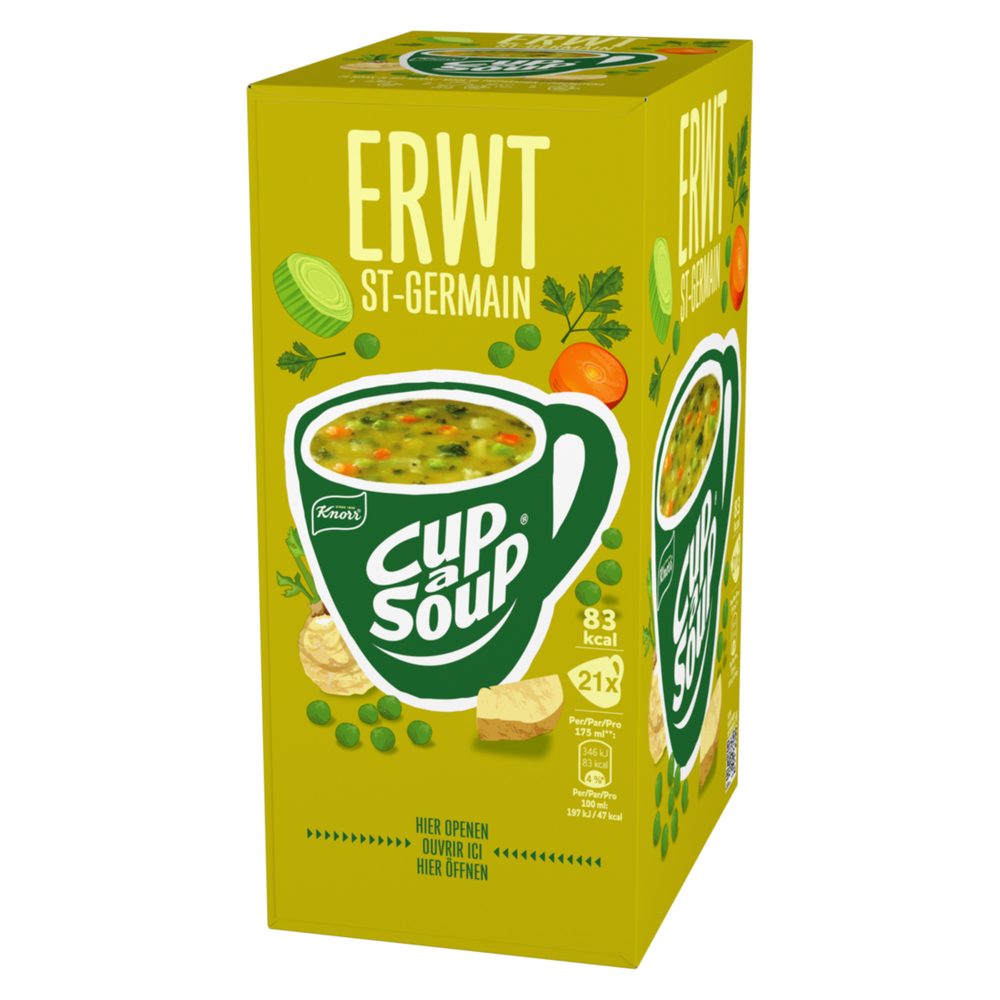 Cup-a-soup knorr erwt (21x 175ml)