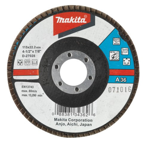 Makita accessoires lamellenschuursch. 125x22 k120 - d-27115