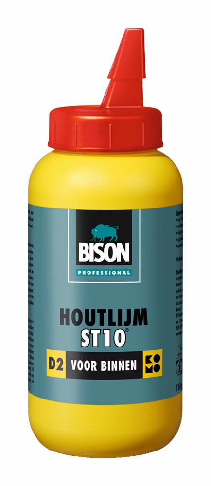 Bison prof houtlijm st10 d2 bot 250g*12 nl - 1337102 - 1337102