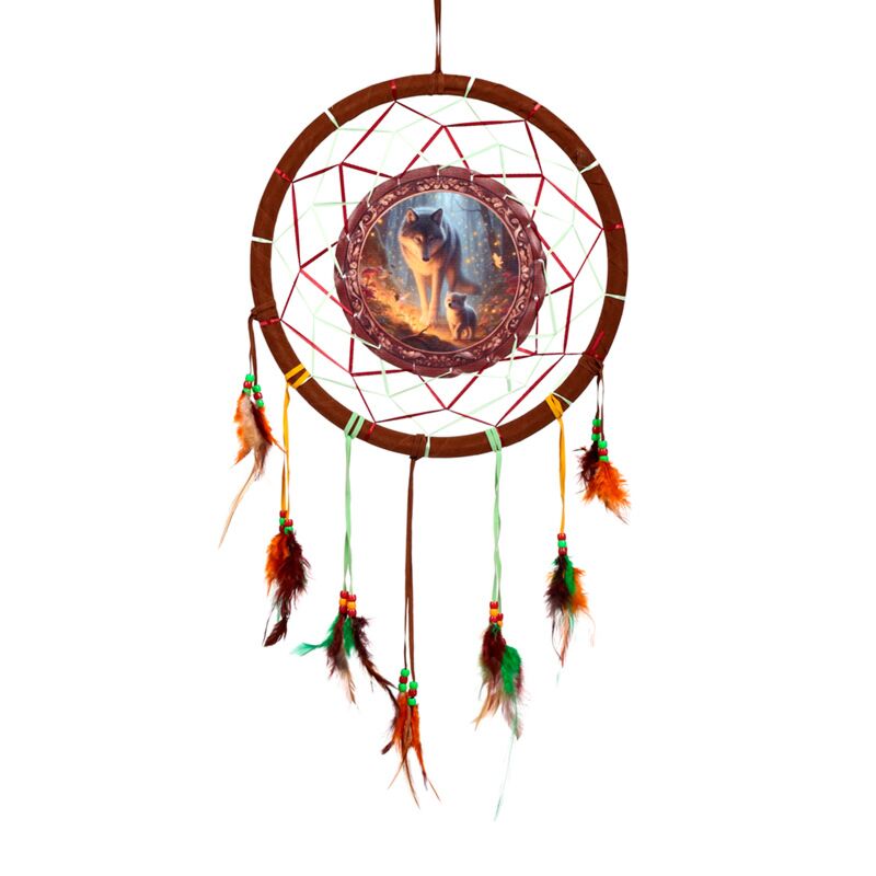 Feeën droomwolf welp dromenvanger 33cm