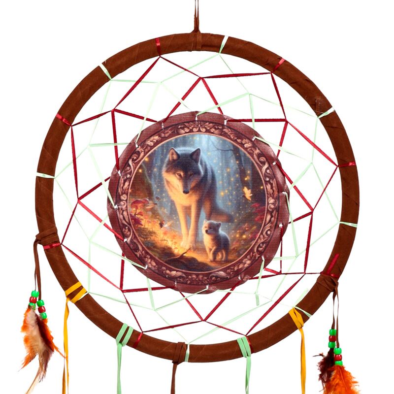 Feeën droomwolf welp dromenvanger 33cm
