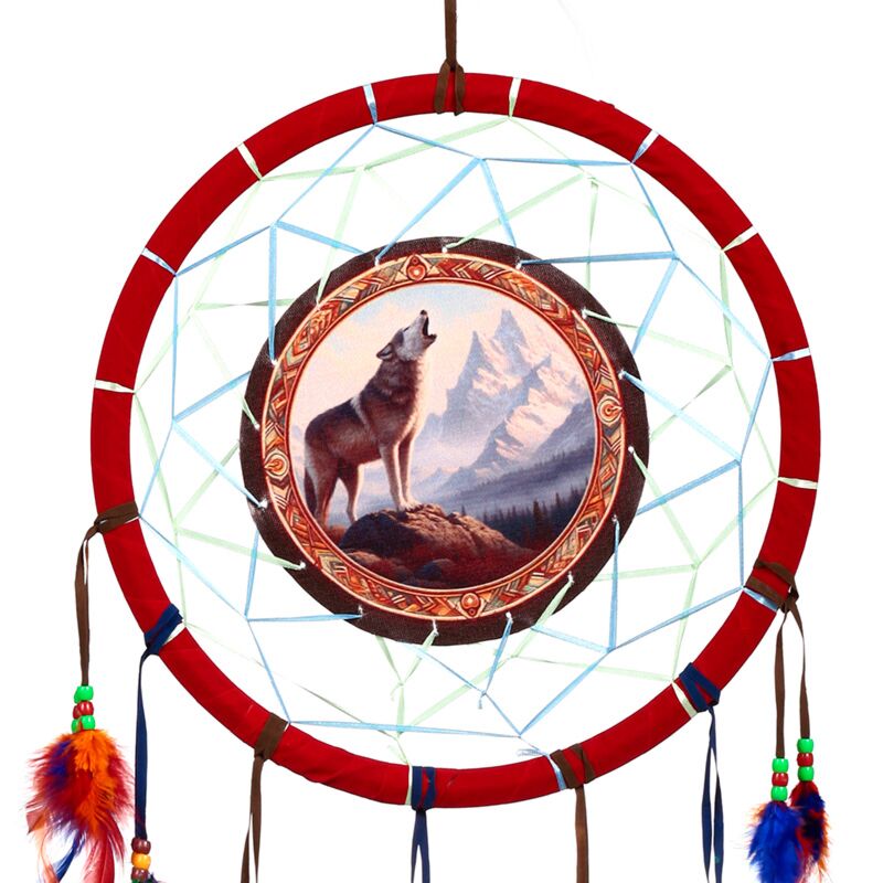 Berg wolf dromenvanger 33cm