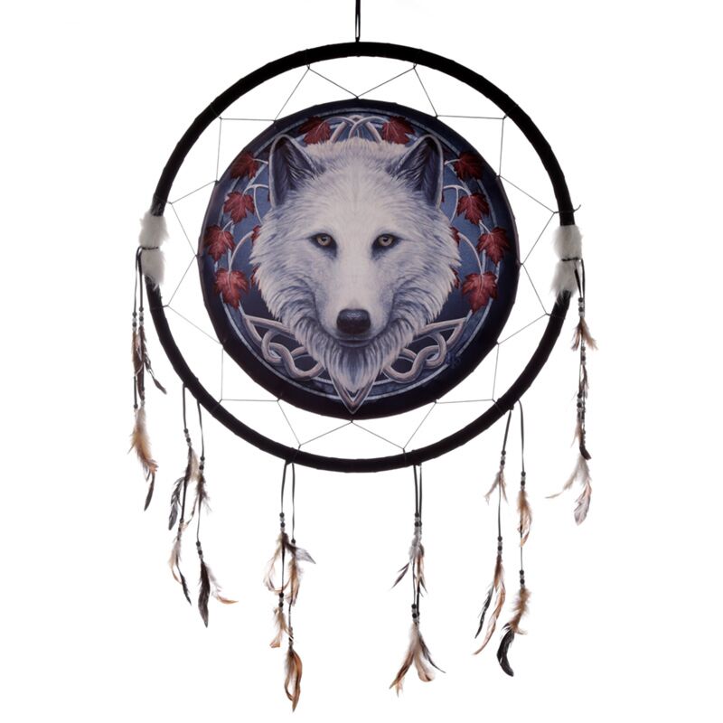 Lisa parkerer alliantie wolf wachter dromenvanger 60cm