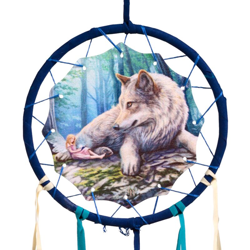 Lisa parker feeënverhalen wolf fee dromenvanger 16cm
