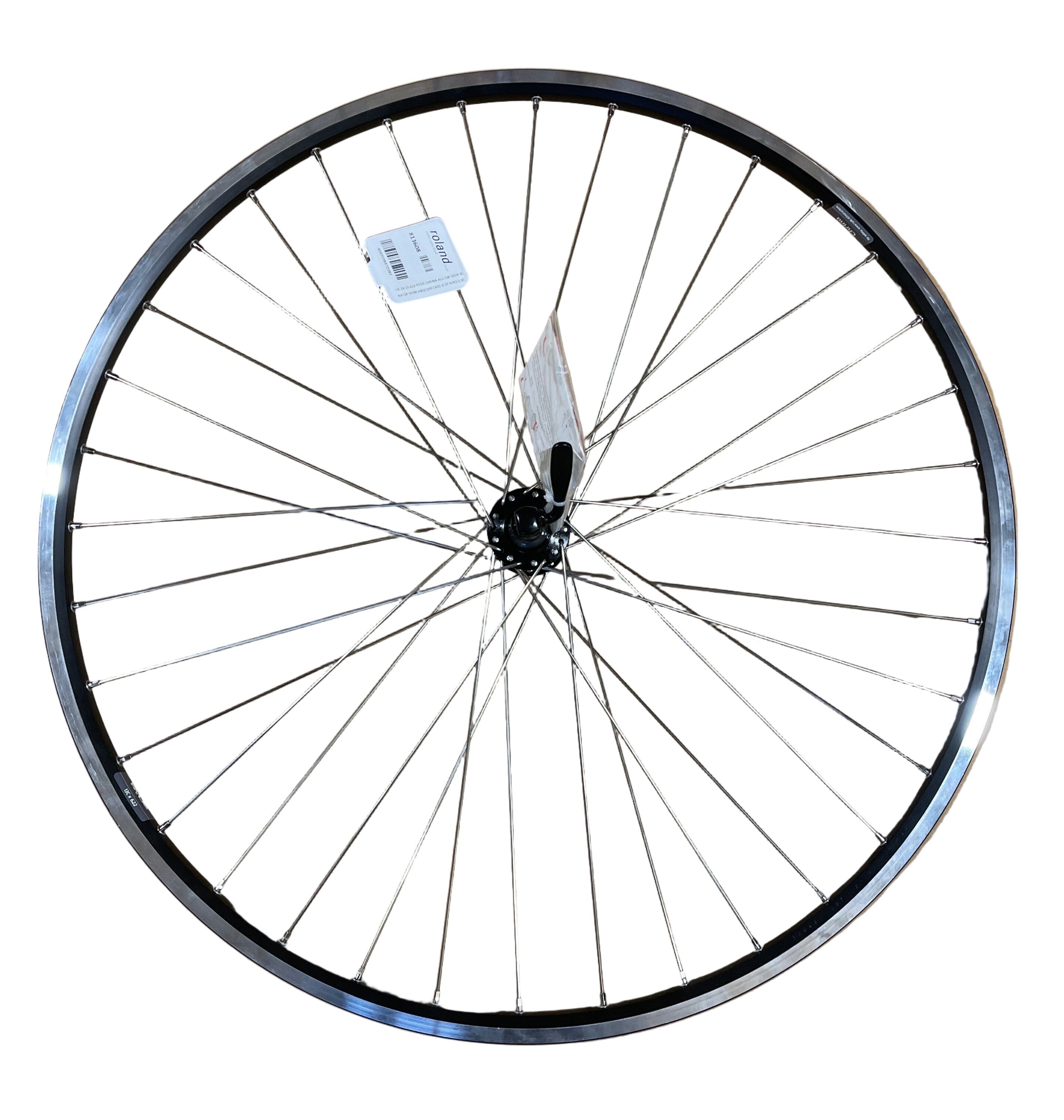 Roland voorwiel 813608 28 race 13-622 alu. zwart chrina shimano qr centre lock