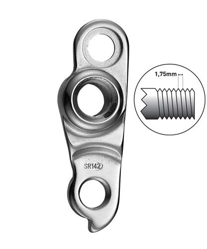 Patte de dérailleur Union GH-087 avec jeu de vis M8x0,75