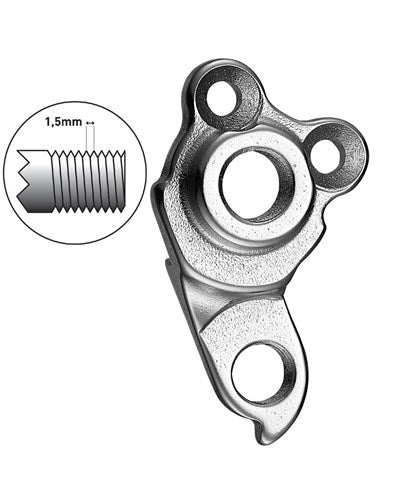 Patte de dérailleur Union GH-088 avec jeu de vis M5x0.8