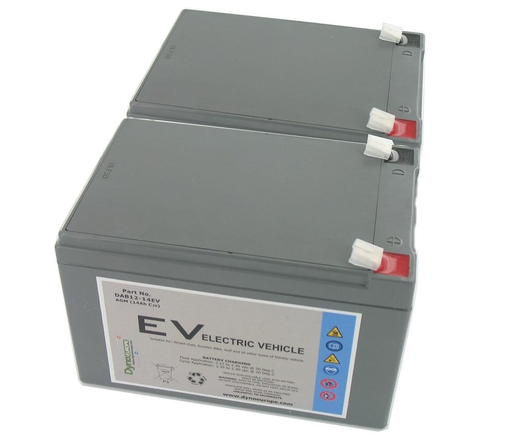 Dyno agm accu 12v 16.4ah vervangingsset (excl. kabels)