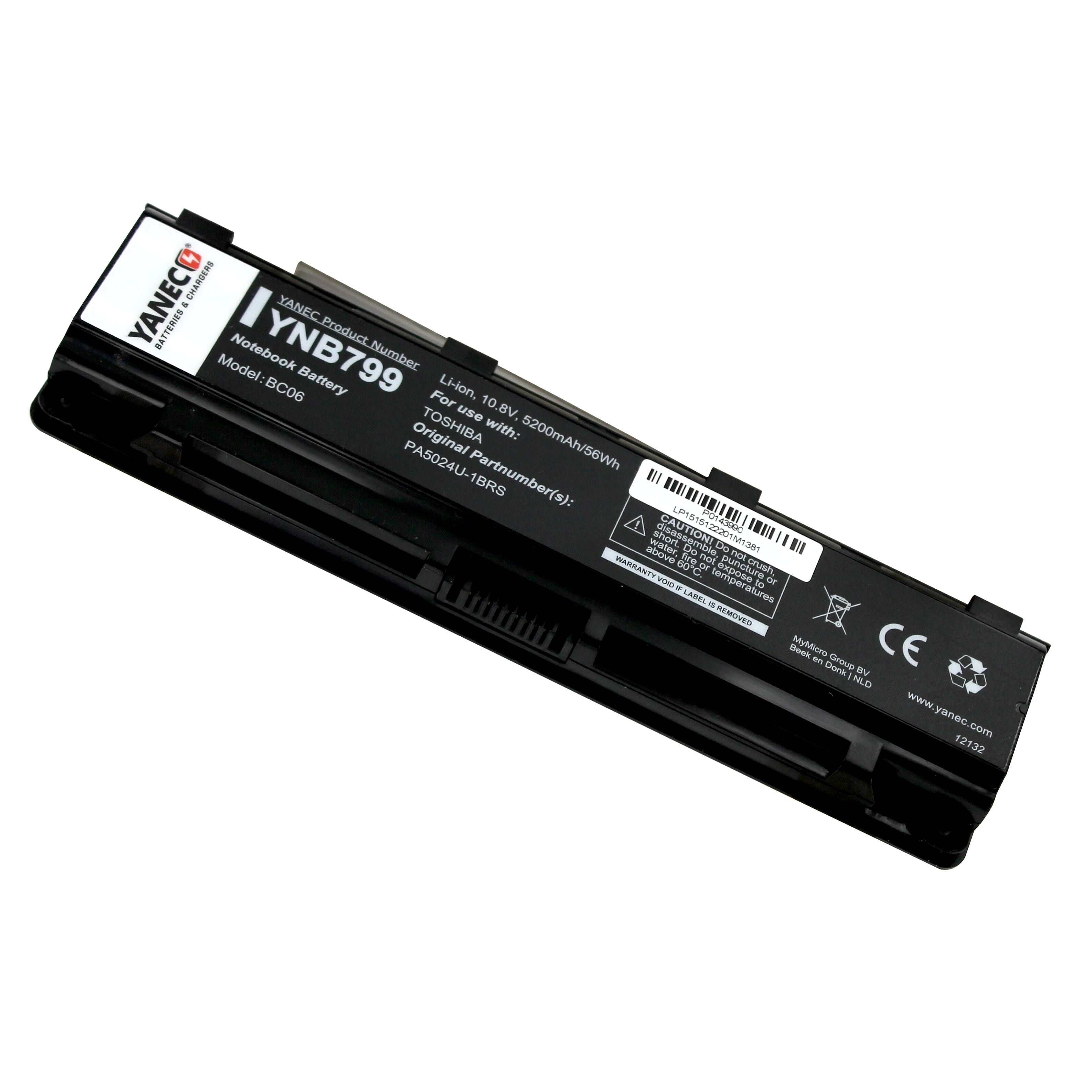 Yanec laptop accu 5200mah