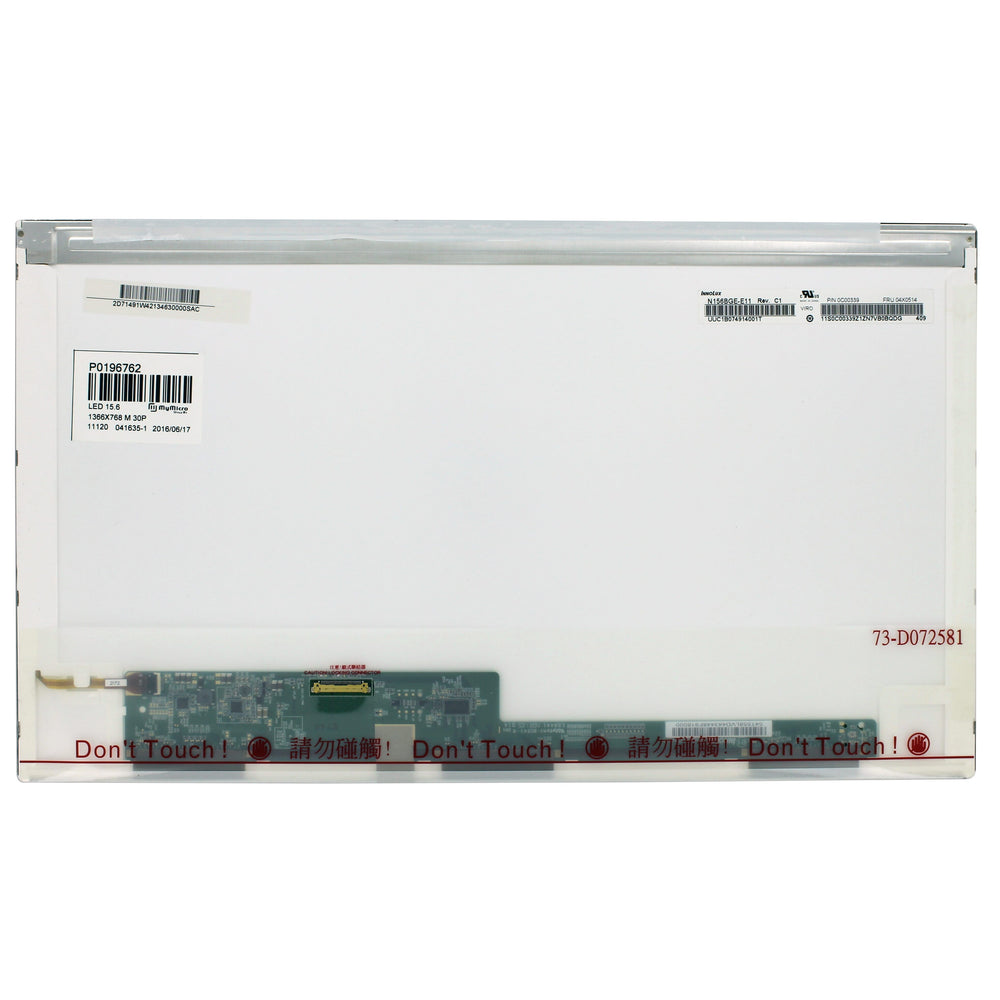 15.6 inch lcd scherm 1366x768 mat 30pin edp