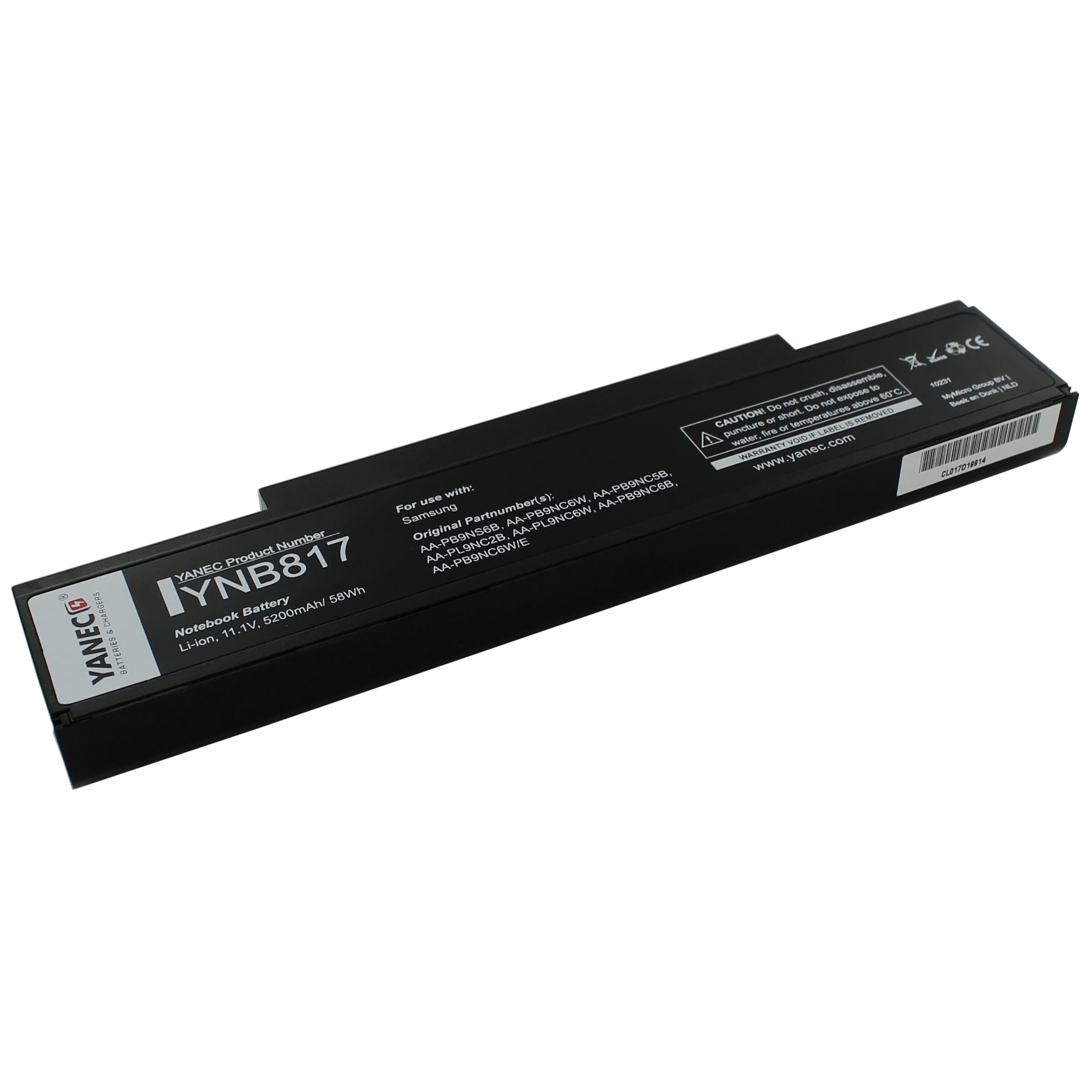 Yanec laptop accu 5200mAh