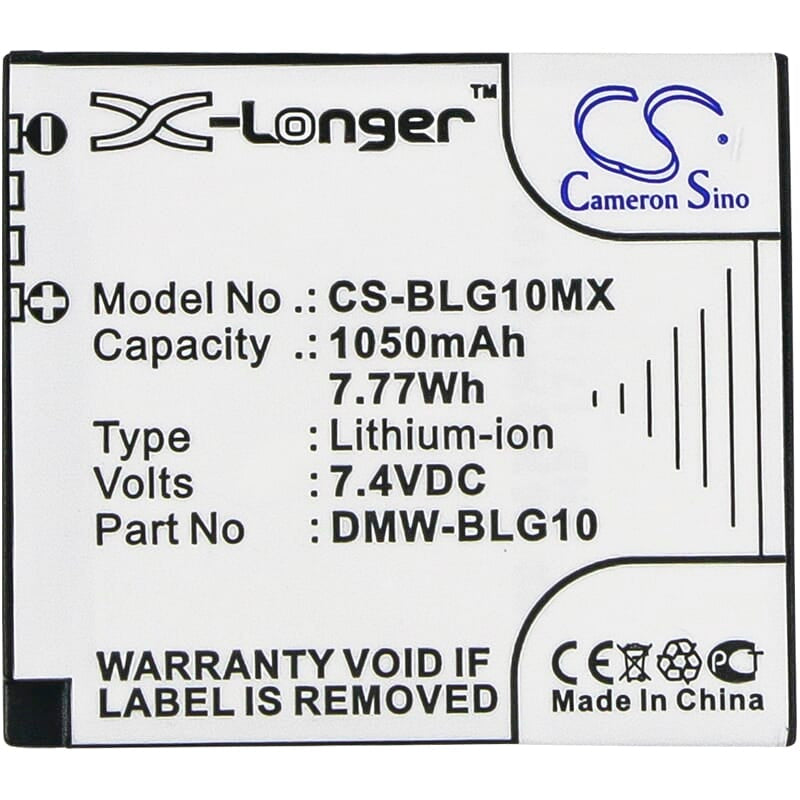Vervangende Digitale Camera Accu 7.4V 1050mAh Li-ion Voor Panasonic