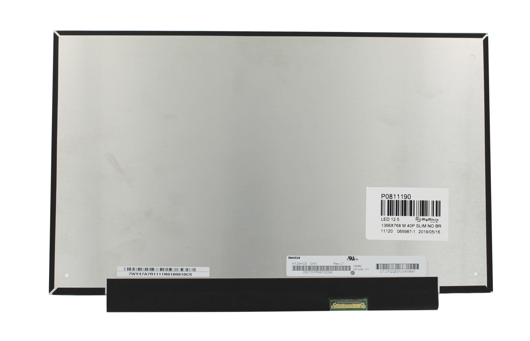 Oem 12,5 inch lcd-scherm 1920x1080 mat 30pin edp, ips