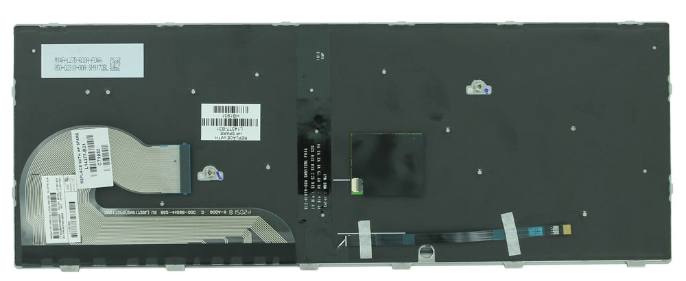 HP laptop toetsenbord qwerty us + trackpoint, verlicht