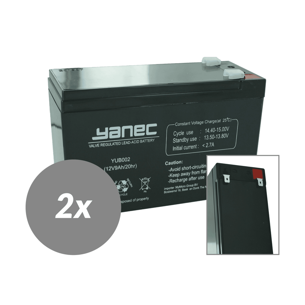 Yanec ups batterij vervangingsset rbc163 (excl. kabels)