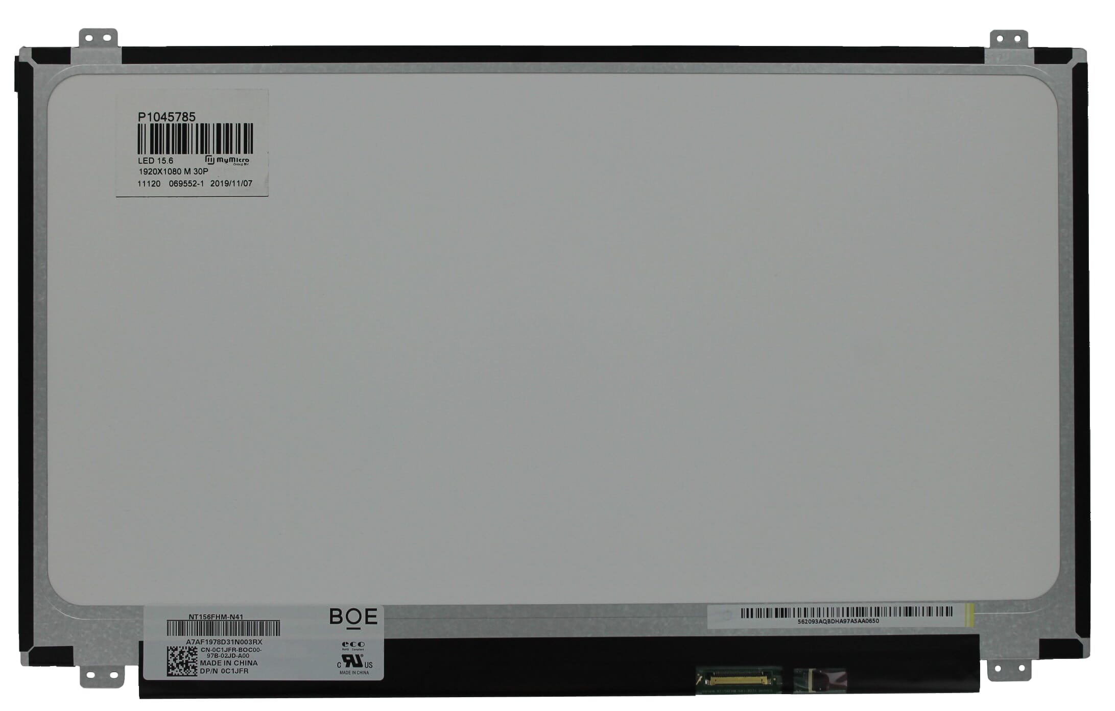 Oem 15,6 inch lcd-scherm 1920x1080 mat 30pin edp