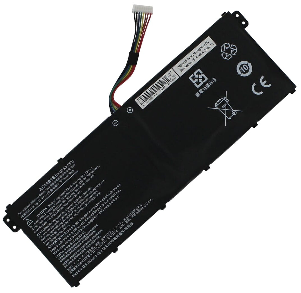 Vervangende laptopaccu 2100mAh